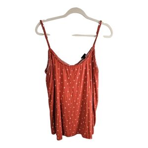 Torrid Brown and Orange Relaxed Camisole Top